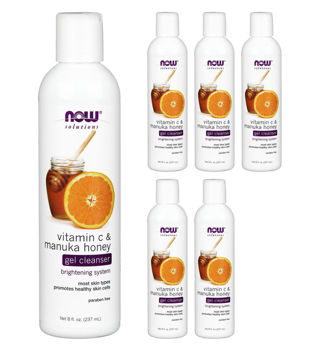 Now Foods Vitamin C & Manuka Honey Gel Cleanser