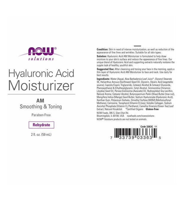 Now Foods Hyaluronic Acid Moisturizer