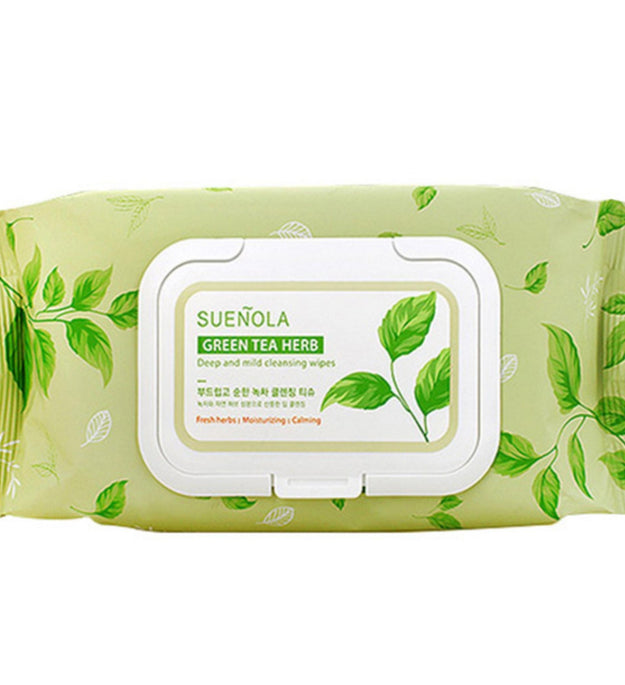 Suenora Green Tea Herb Deep & Mild Cleansing Tissue Cap Type