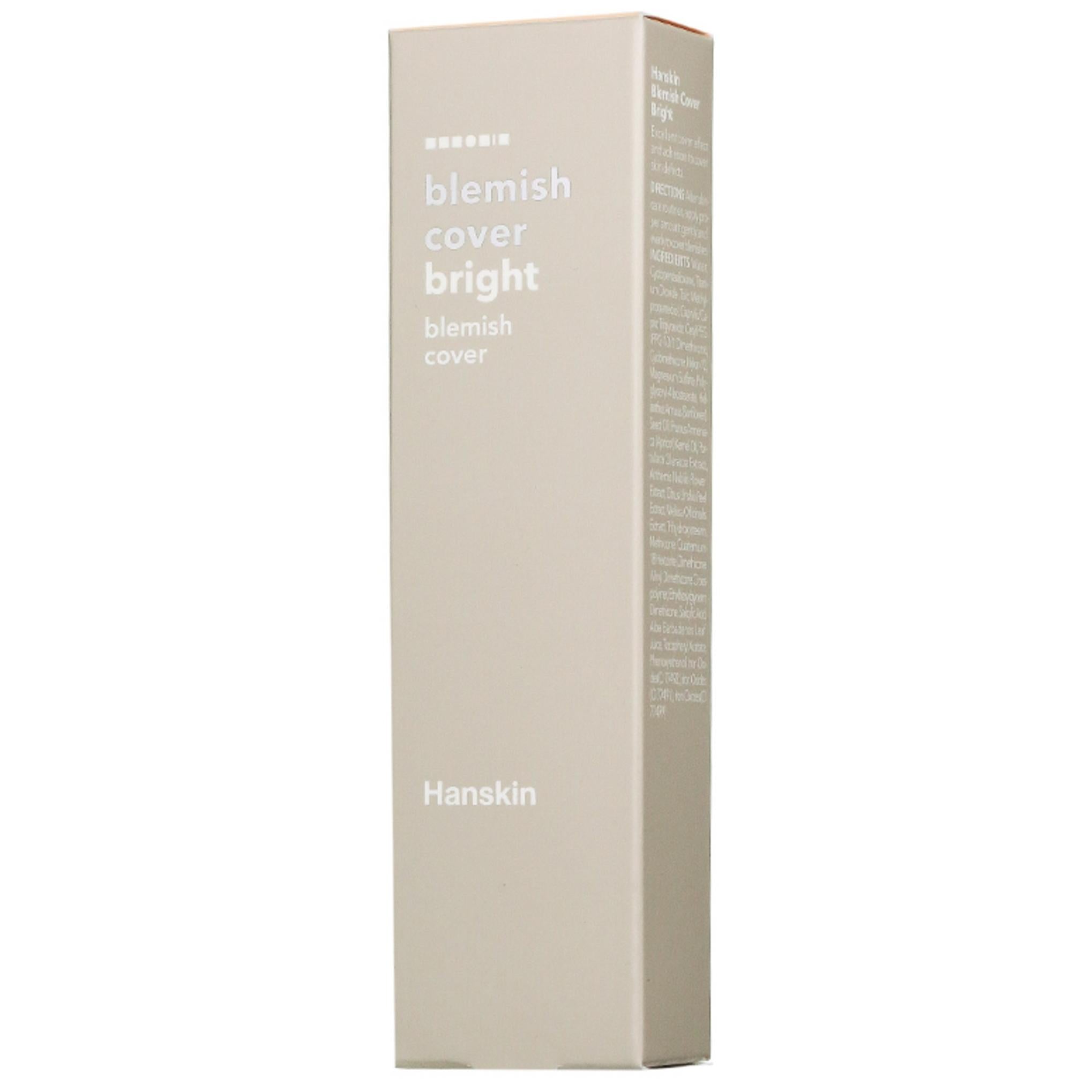 Corrector natural para imperfecciones Blemish Cover de Hanskin, 12 g