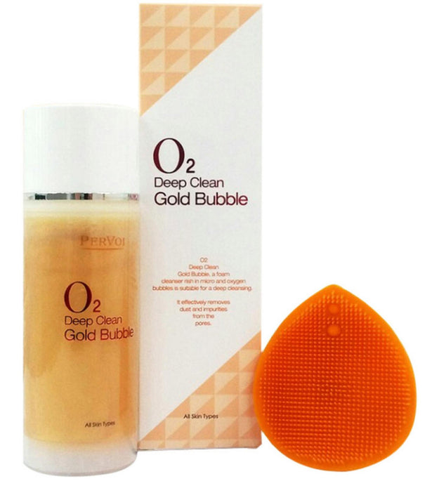 Pervoy O2 Deep Clean Gold Bubble Reinigungs- und Silikon-Gesichtswaschbürste