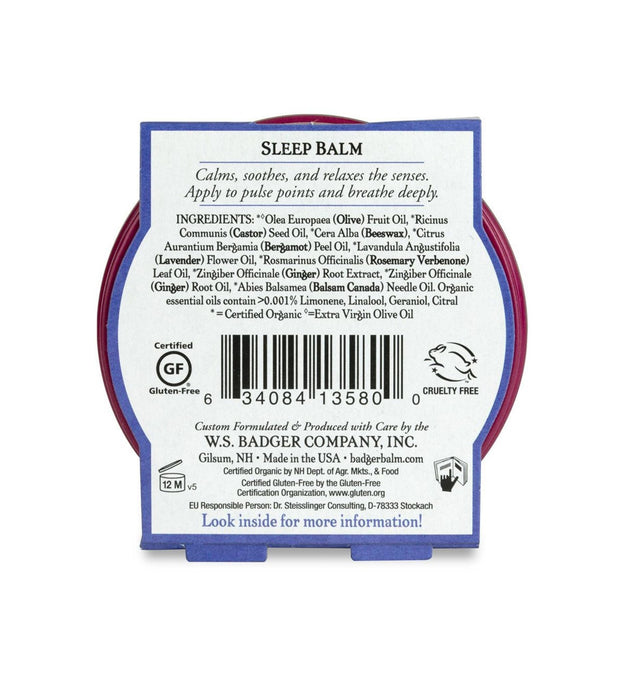 Badger Sleep Balm Lavender & Bergamot