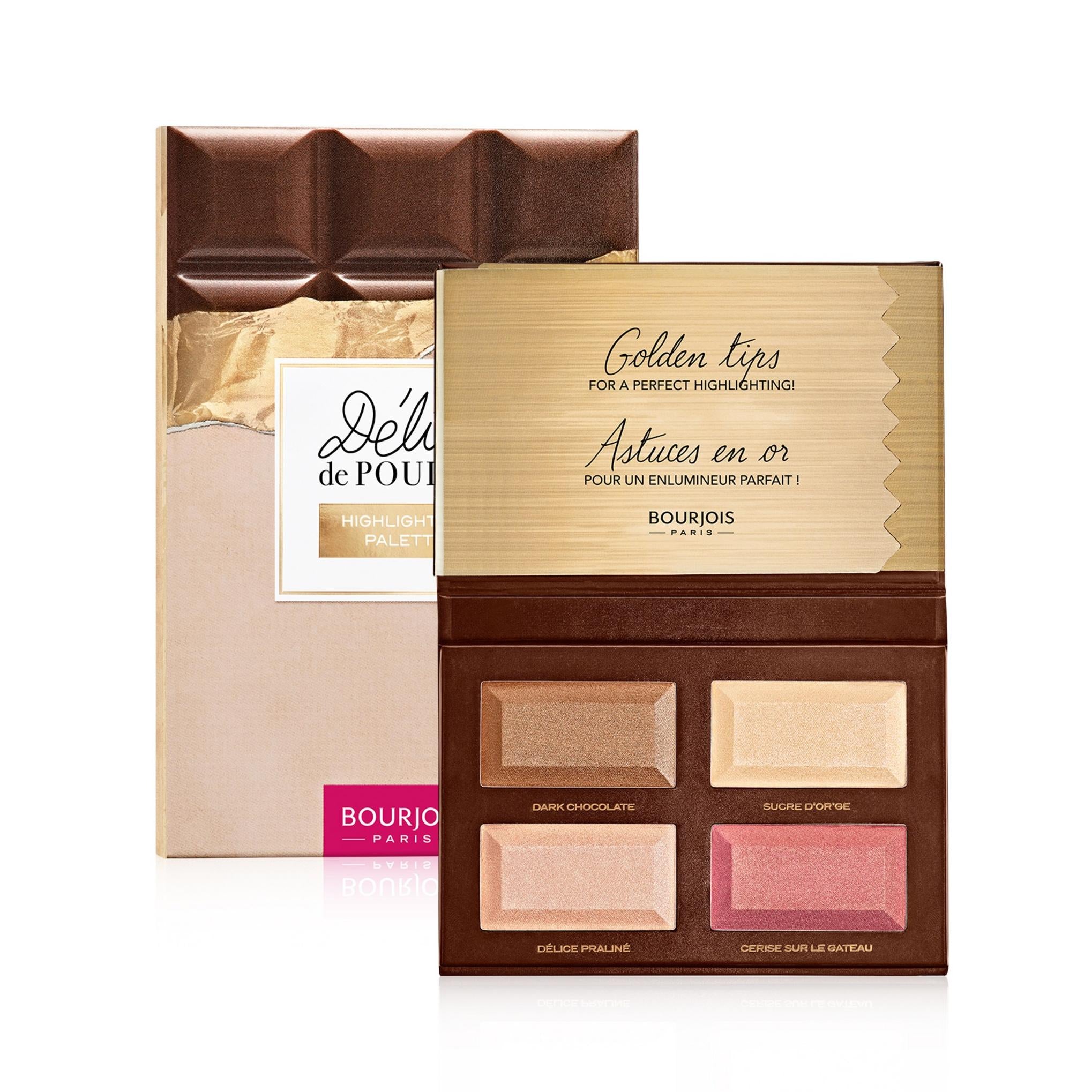 Палетка для макияжа с хайлайтером Bourjois Delis Poudre