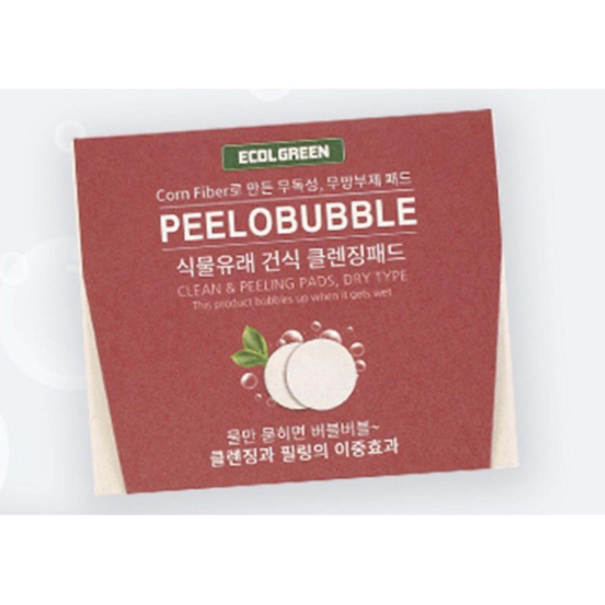 Ecogreen Yastık Kabarcık PLA Kuru Temizleme Pedi Yuvarlak Şekil