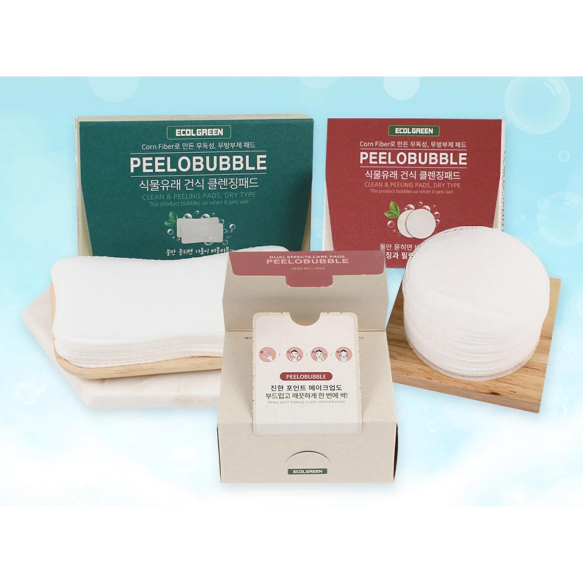 Ecogreen Yastık Kabarcık PLA Kuru Temizleme Pedi Yuvarlak Şekil