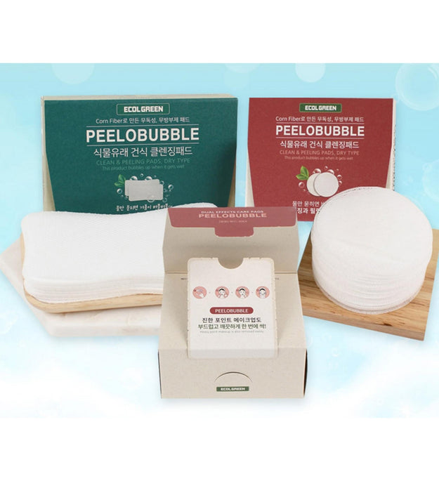 Ecogreen Pillow Bubble PLA Dry Cleansing Pad Round Shape