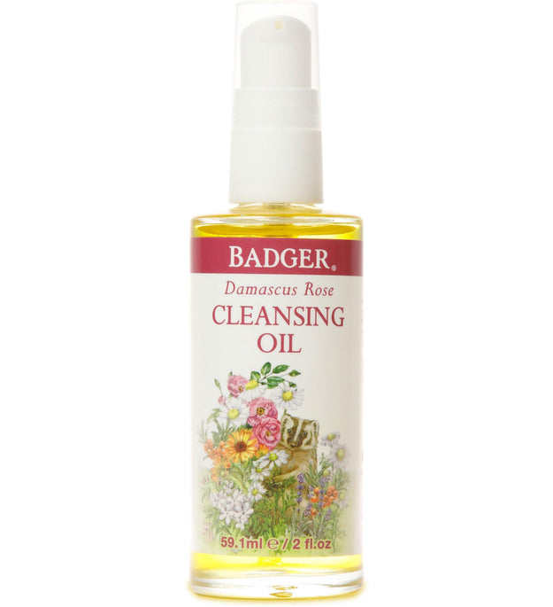 Badger Damascus Rose Cleansing Oil