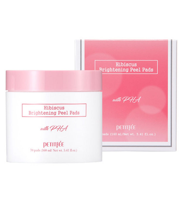 Petitfee Hibiscus tampons exfoliants éclaircissants 70 feuilles