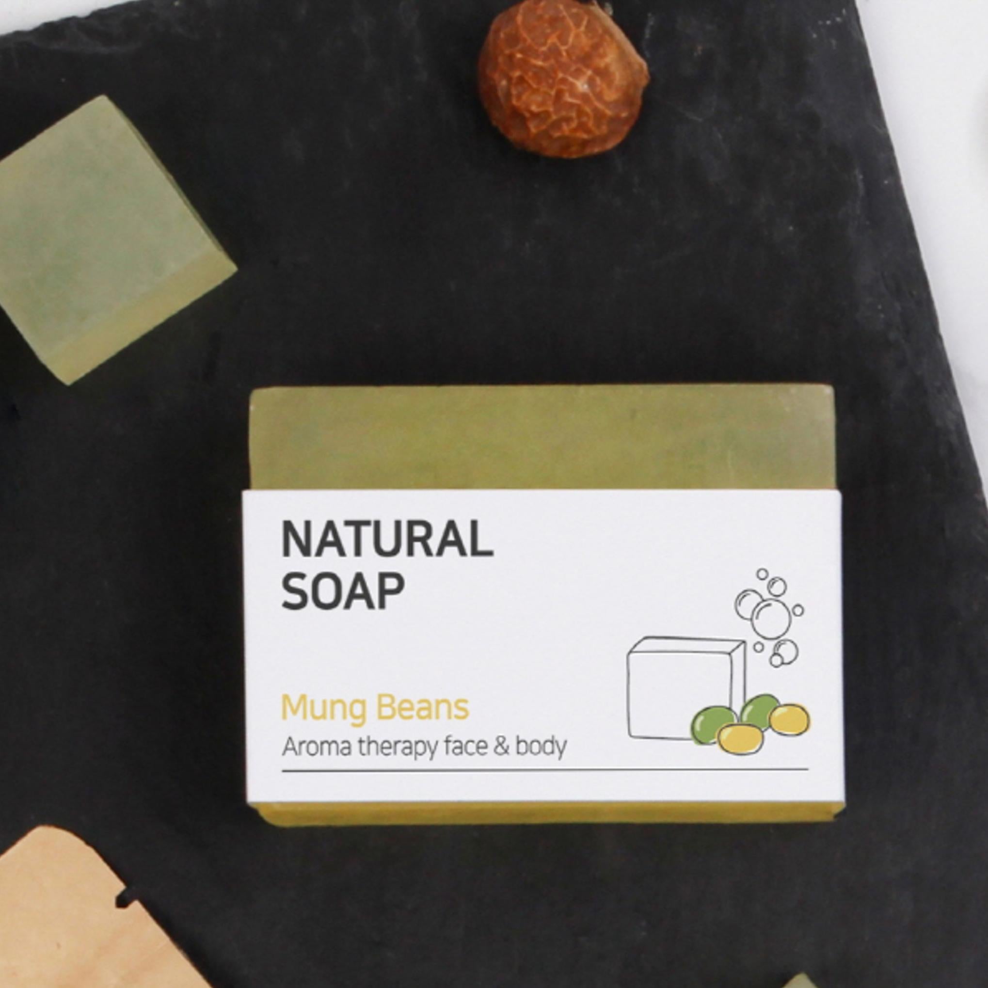 Purepore Smooth Skin N очищающее мыло с бобами мунг