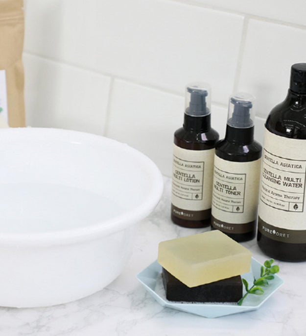 Purepore Smooth Skin N Sabonete de limpeza de feijão mungo
