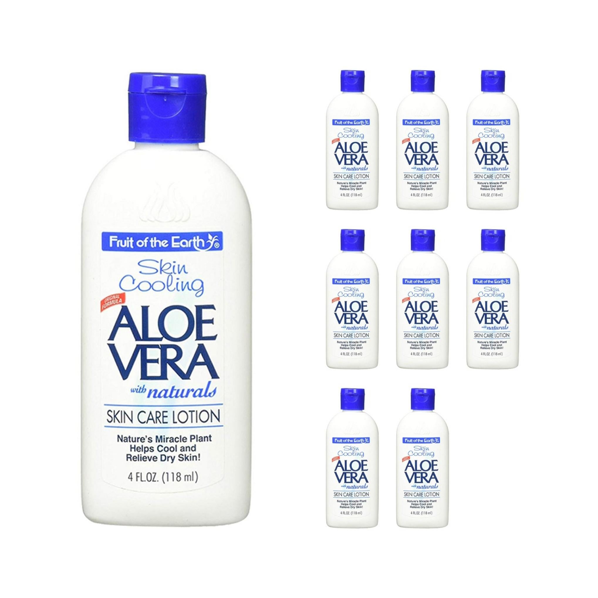 Loção de Cuidados com a Pele Aloe Vera Refrescante Fruit of the Earth