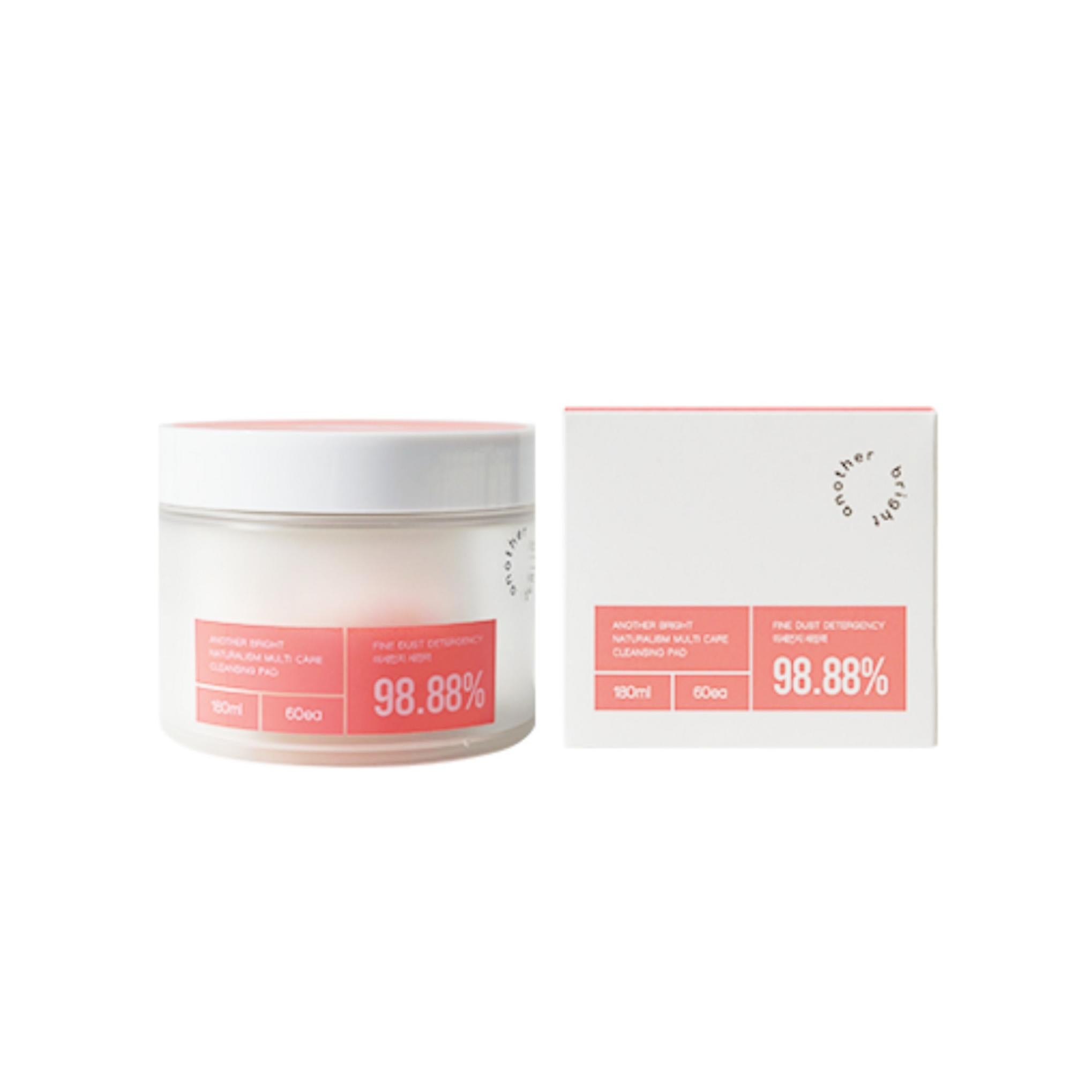 Outra almofada de limpeza com borracha para cuidados com a pele Bright Naturalism