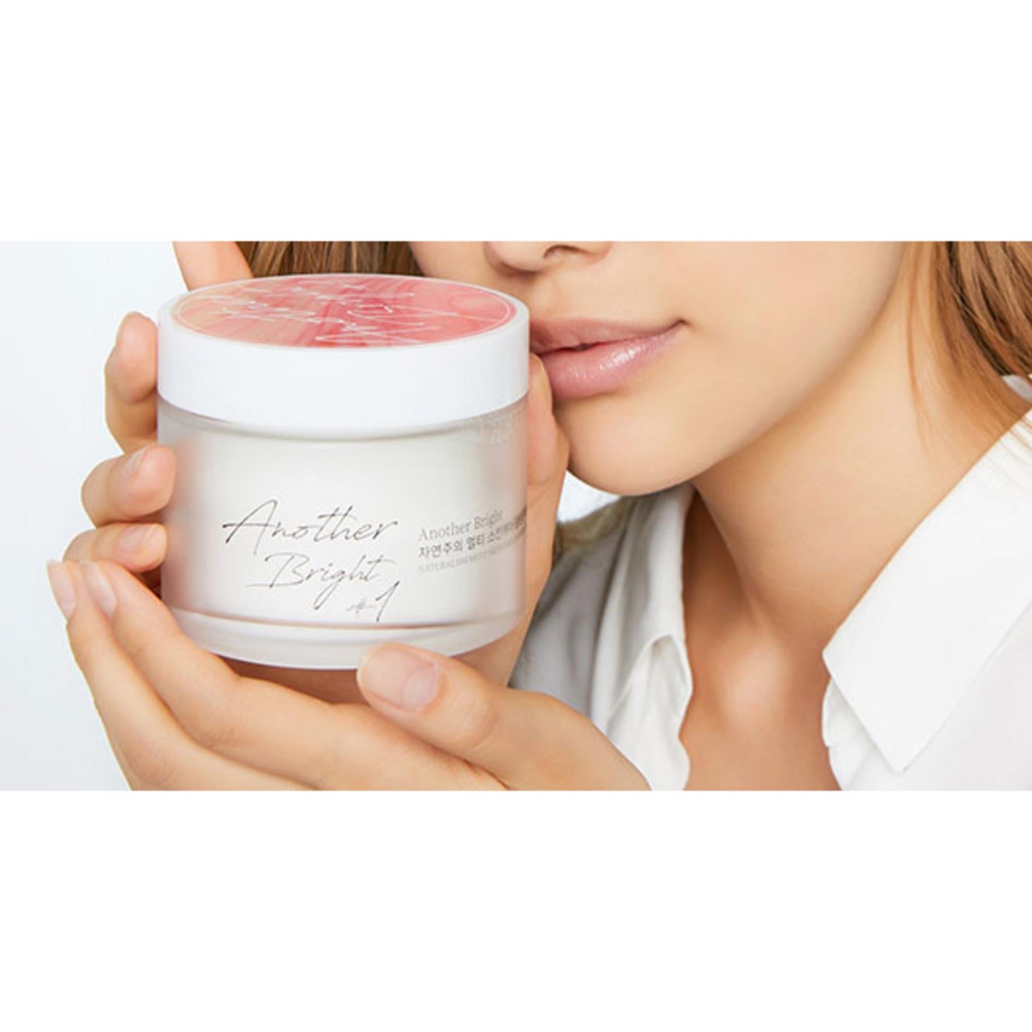 Outra almofada de limpeza com borracha para cuidados com a pele Bright Naturalism