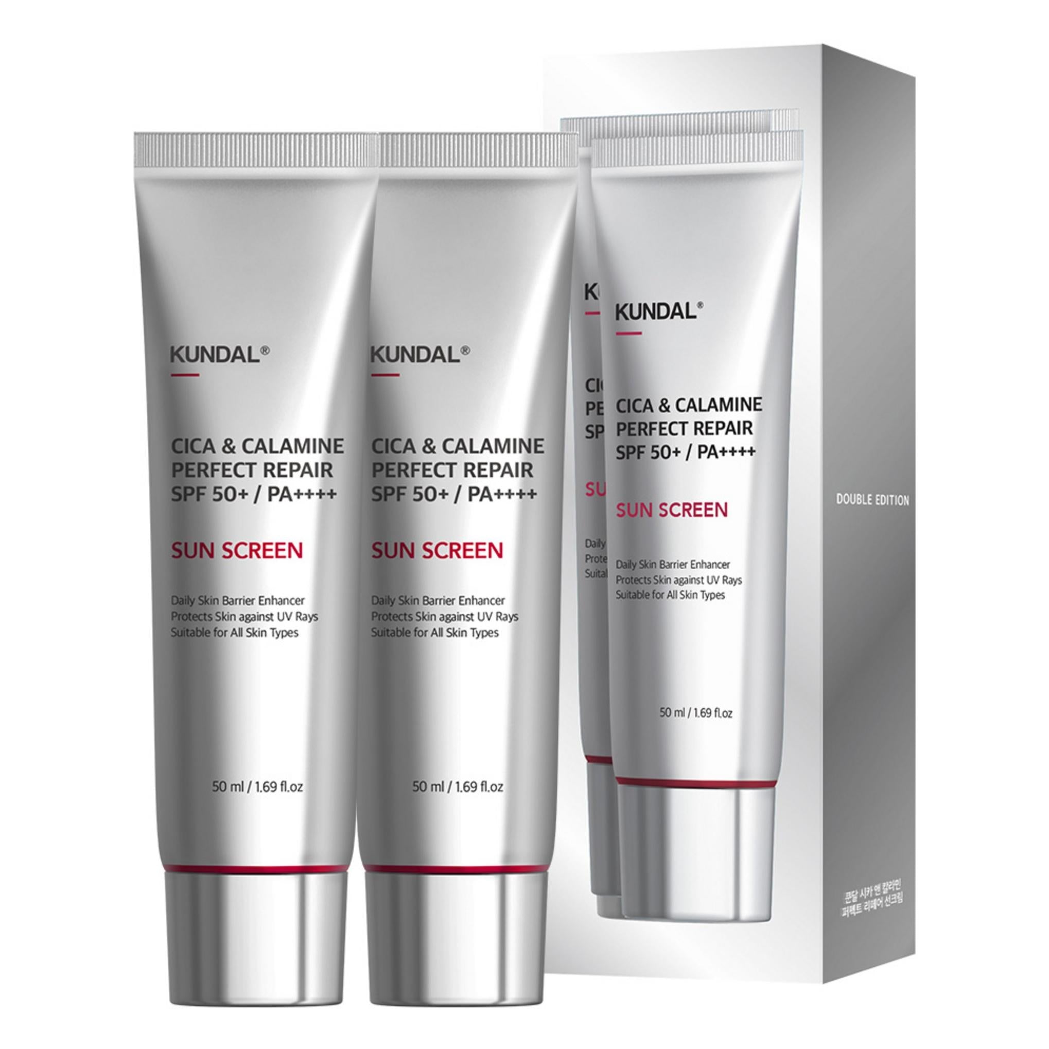 Kundal Cica & Calamine Crema Solar Reparación Perfecta SPF50+ PA++++