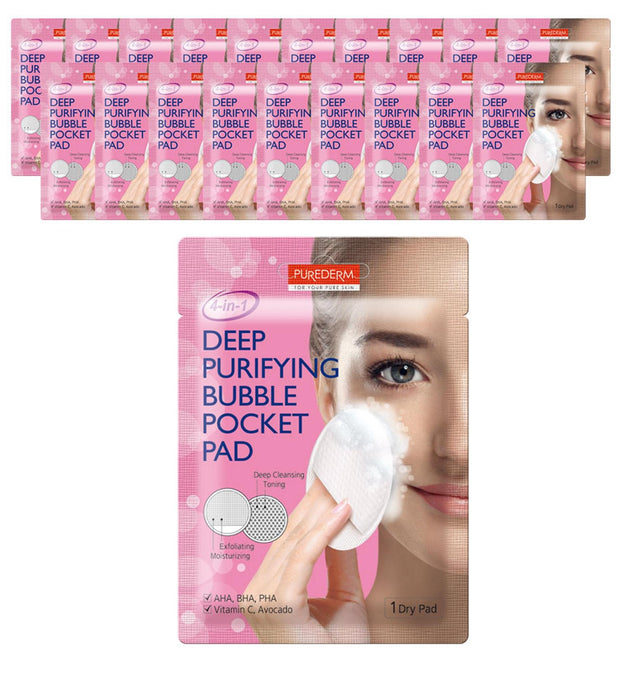 Tampon de poche à bulles purifiant en profondeur Purederm