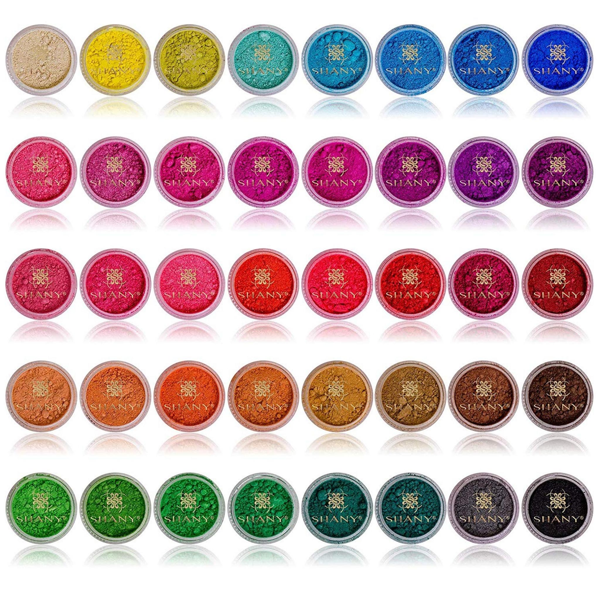 Набор рассыпчатых минеральных теней для век Shani 40 цветов