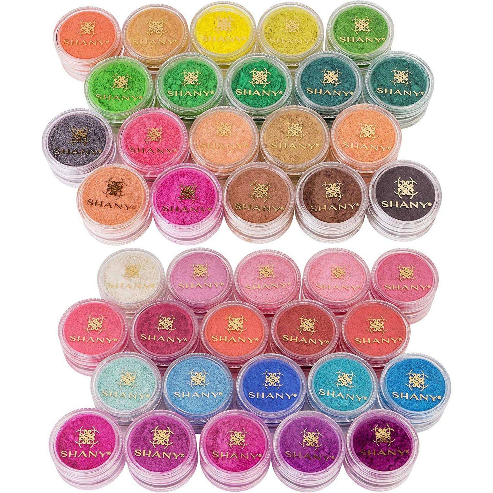 Набор рассыпчатых минеральных теней для век Shani 40 цветов