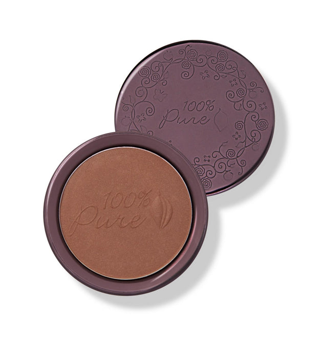 100% Pure Cocoa Pigmented Bronzer Pact Shading 9g