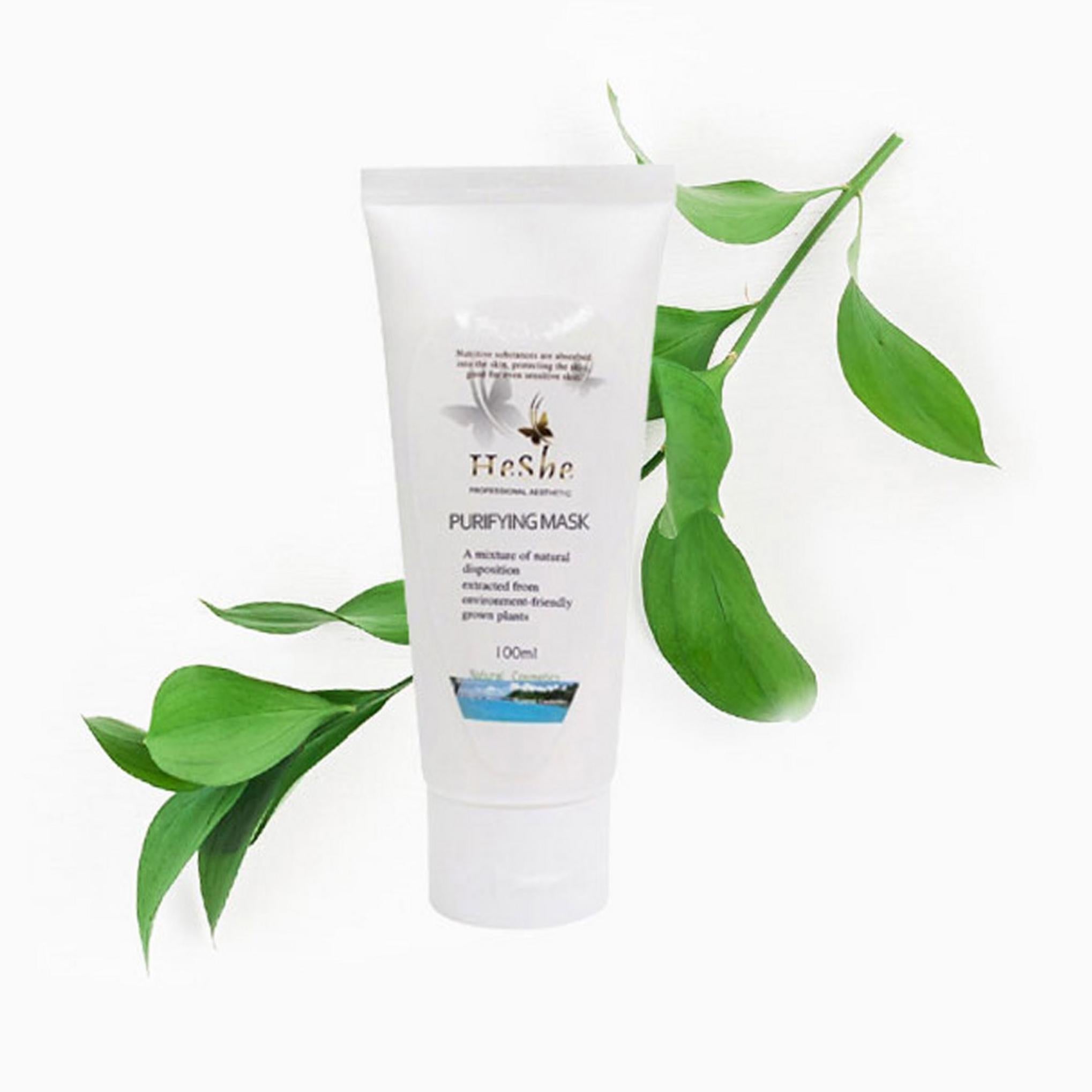 Heshe Estetista Test Pratico Maschera Purificante Per Pelle Grassa 100ml