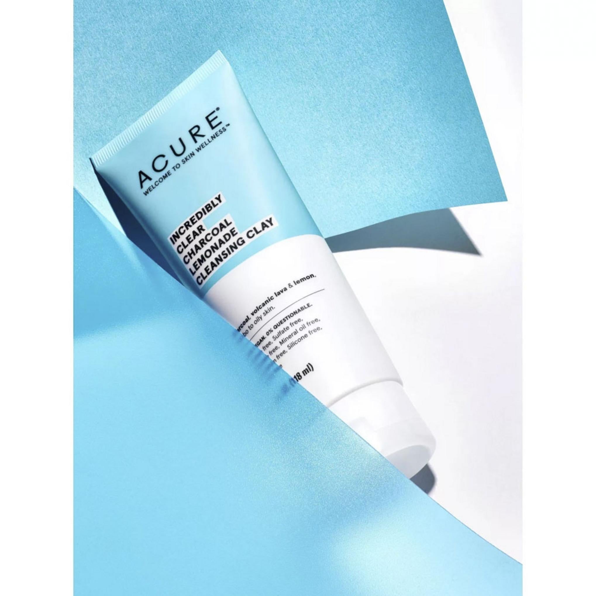 Acure Incredible Clear Charcoal Lemonade Cleansing Clay