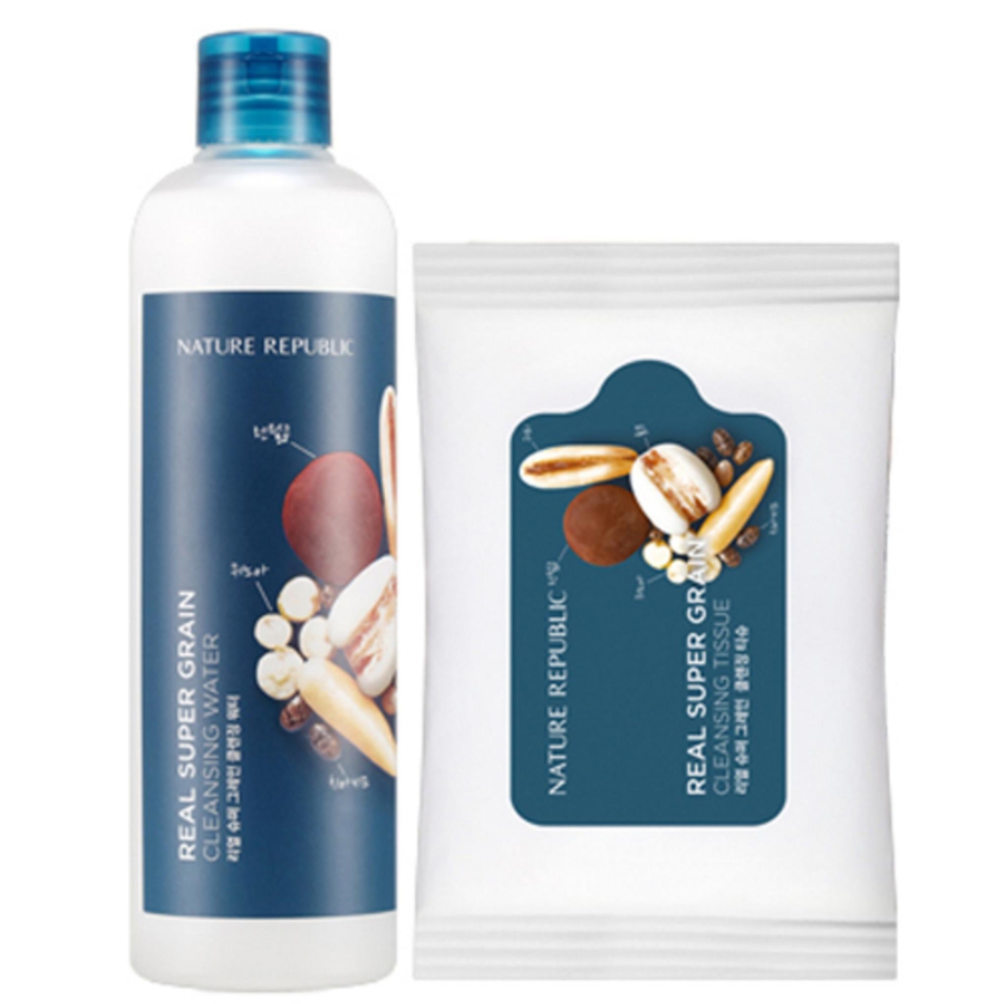 Набор очищающей воды Nature Republic Real Super Grain