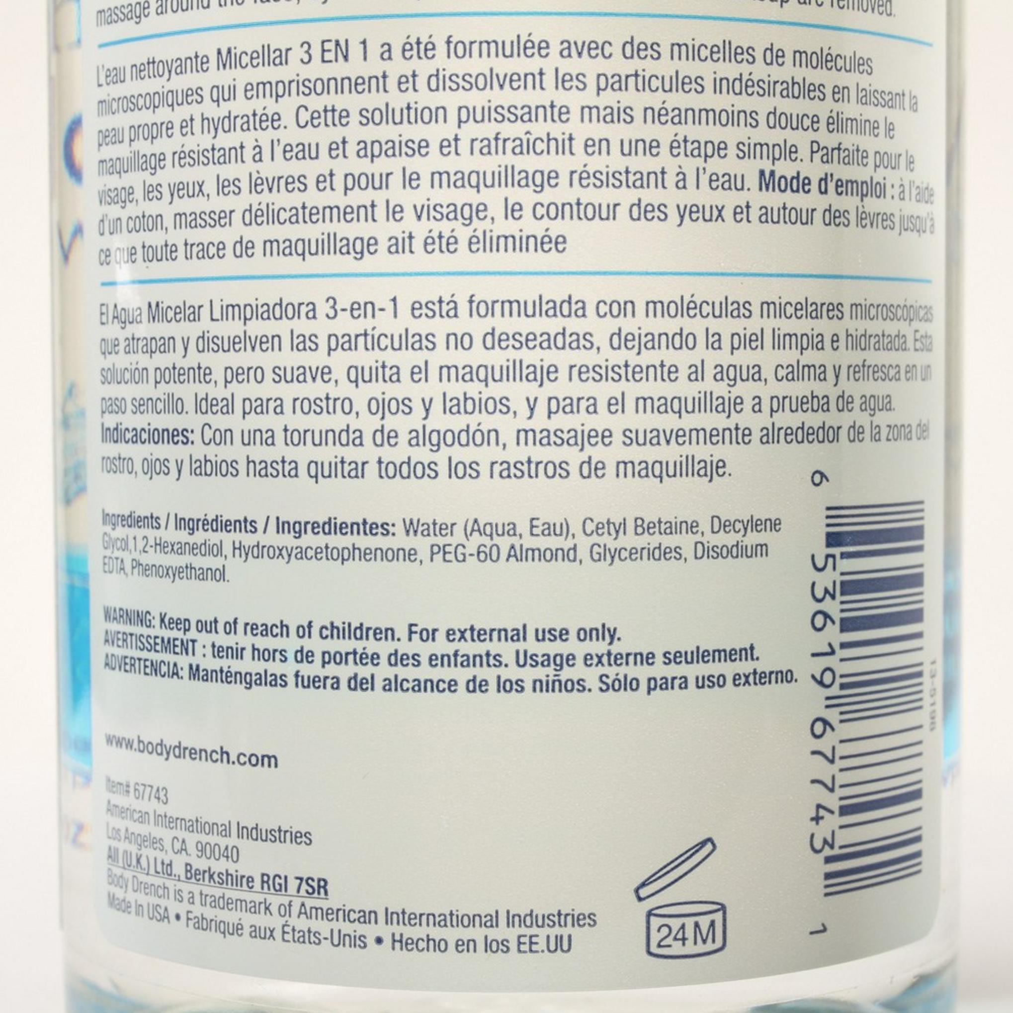 Acqua Micellare Detergente 3-IN-1 Body Drench