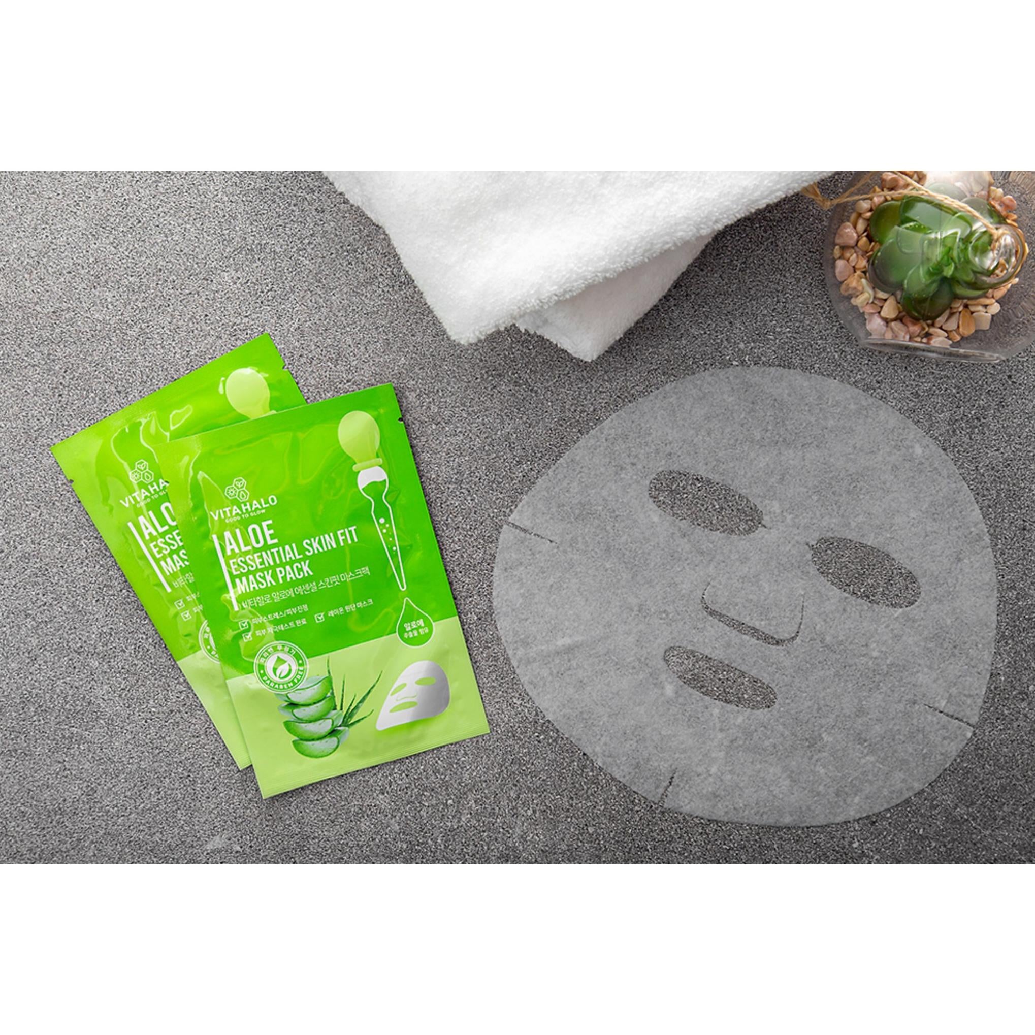 Paquete de mascarilla de aloe Vitahalo