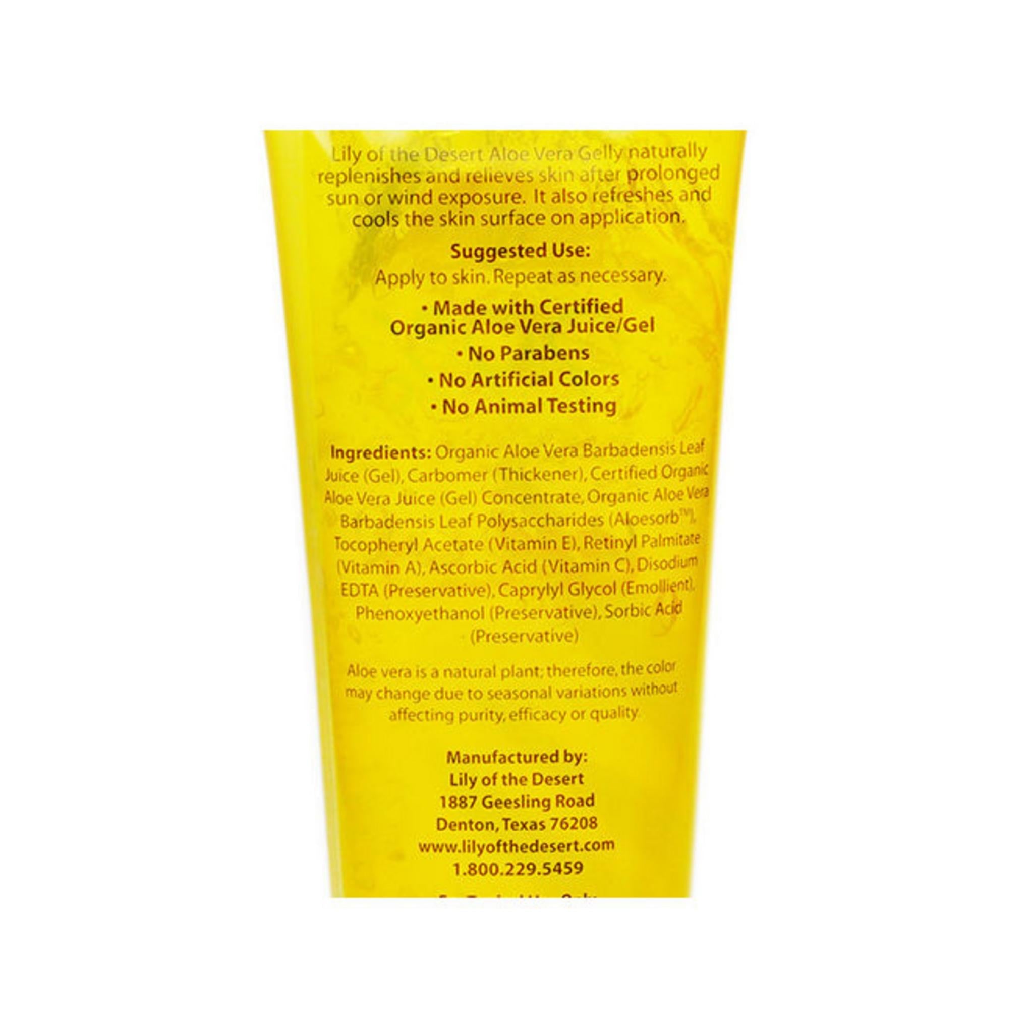 Lily of the Desert 99% Aloe Vera Gel Beruhigender Feuchtigkeitsspender