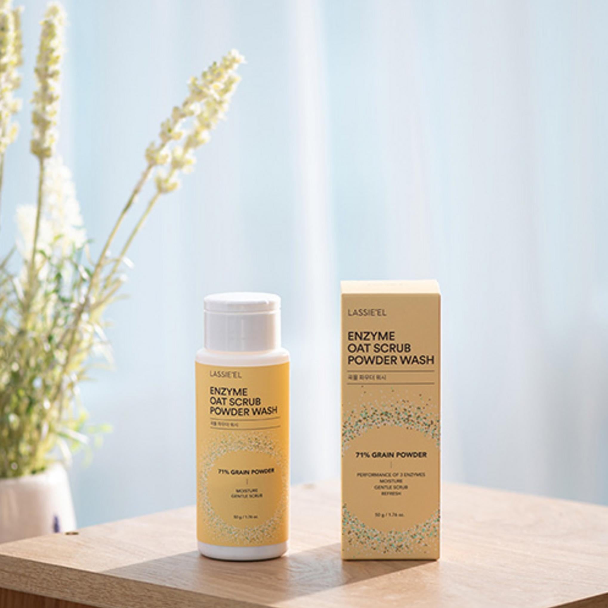 Lacielle Enzyme Oat Grain Enzyme Scrub Powder Wash Schiuma detergente