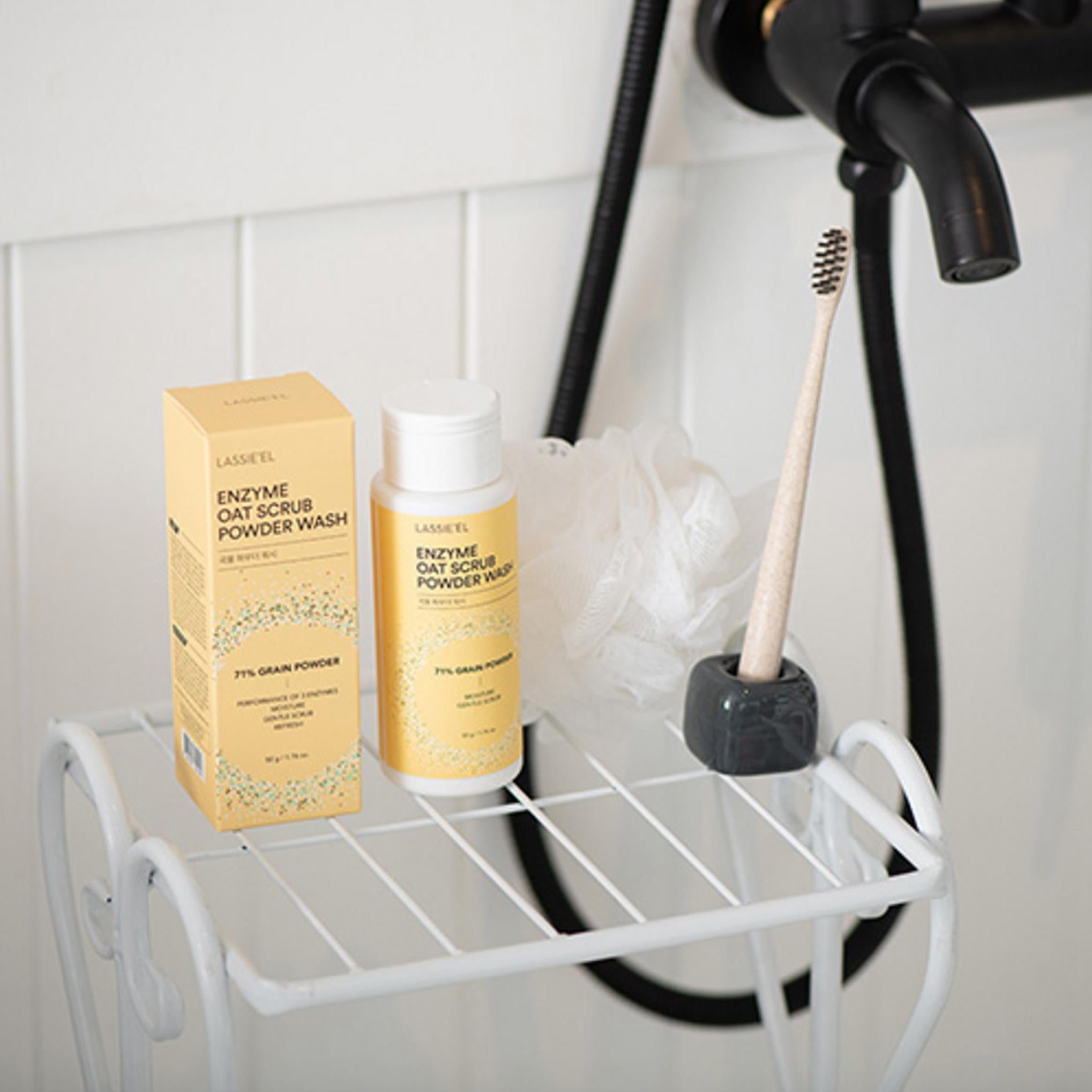 Lacielle Enzyme Oat Grain Enzyme Scrub Powder Wash Schiuma detergente