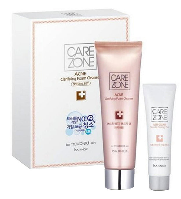 Carezone Dr.Solution R Acneform Cleanser 130 ml + Peeling Gel 50 ml Set