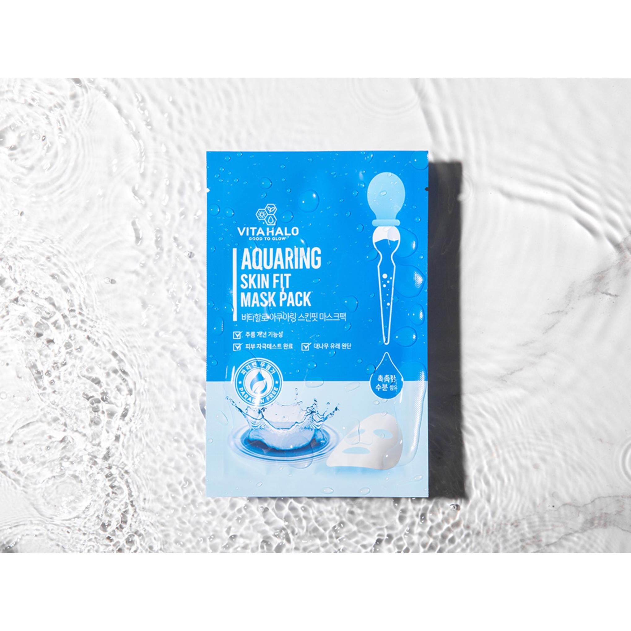 Paquete de mascarillas Vita Halo Aquaring Skin Fit