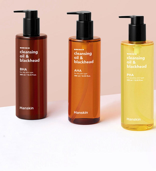 Hanskin Temizleme Yağı ve Siyah Nokta PHA 300ml + Köpük BHA 40ml