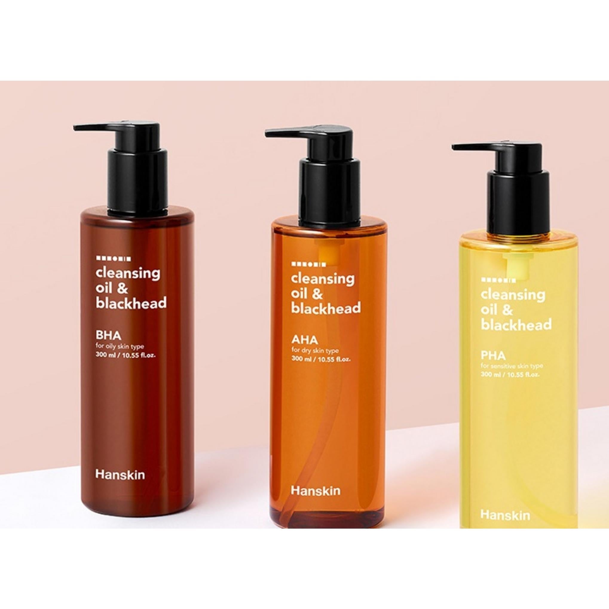 ハンスキン クレンジング オイル & ブラックヘッド BHA 300ml + フォーム 40ml