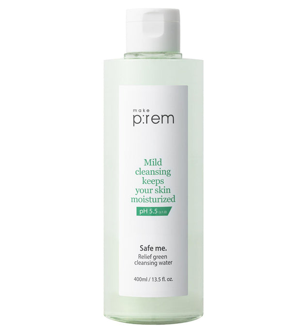 Makeprem Safe Me Relief Green Cleansing Water