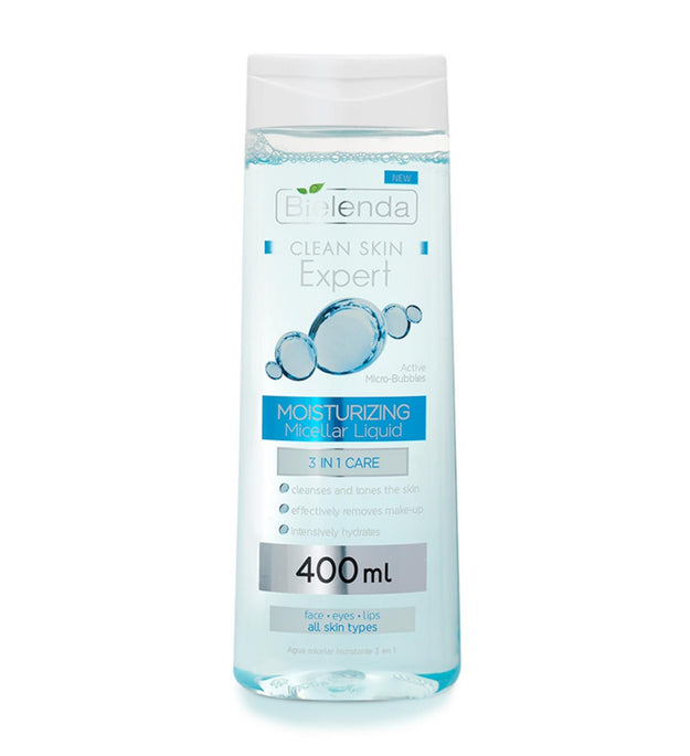 Bielenda Expert Moisturizing Micellar Liquid Cleansing Water