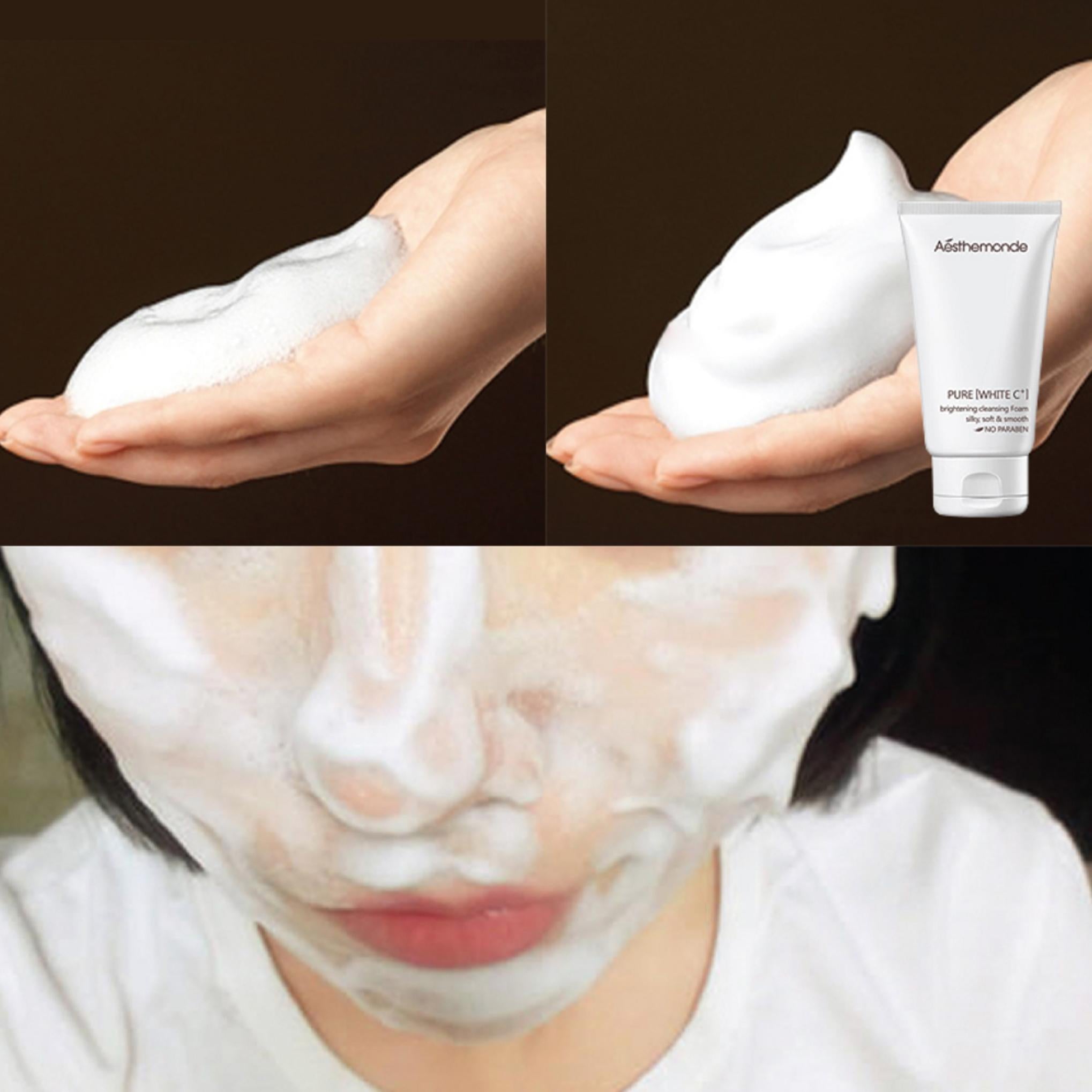 رغوة التنظيف إيستيمون بلاك ليبل بيور وايت سي بلس