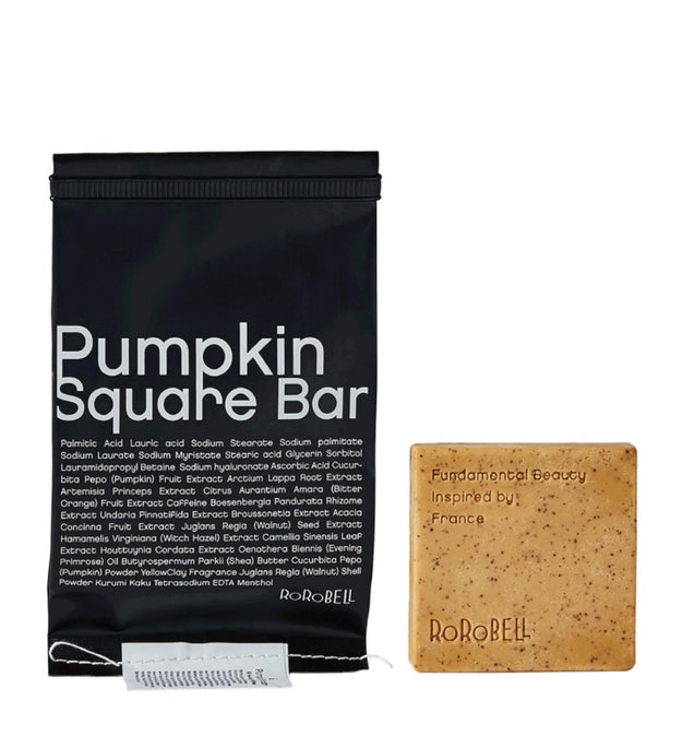 Rorobel Pumpkin Square Bar Keratin Pore Sebum Soap