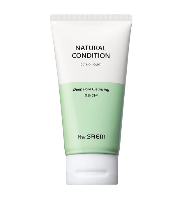 The Saem Natural Condition Scrub Cleansing Foam Pore Improvement