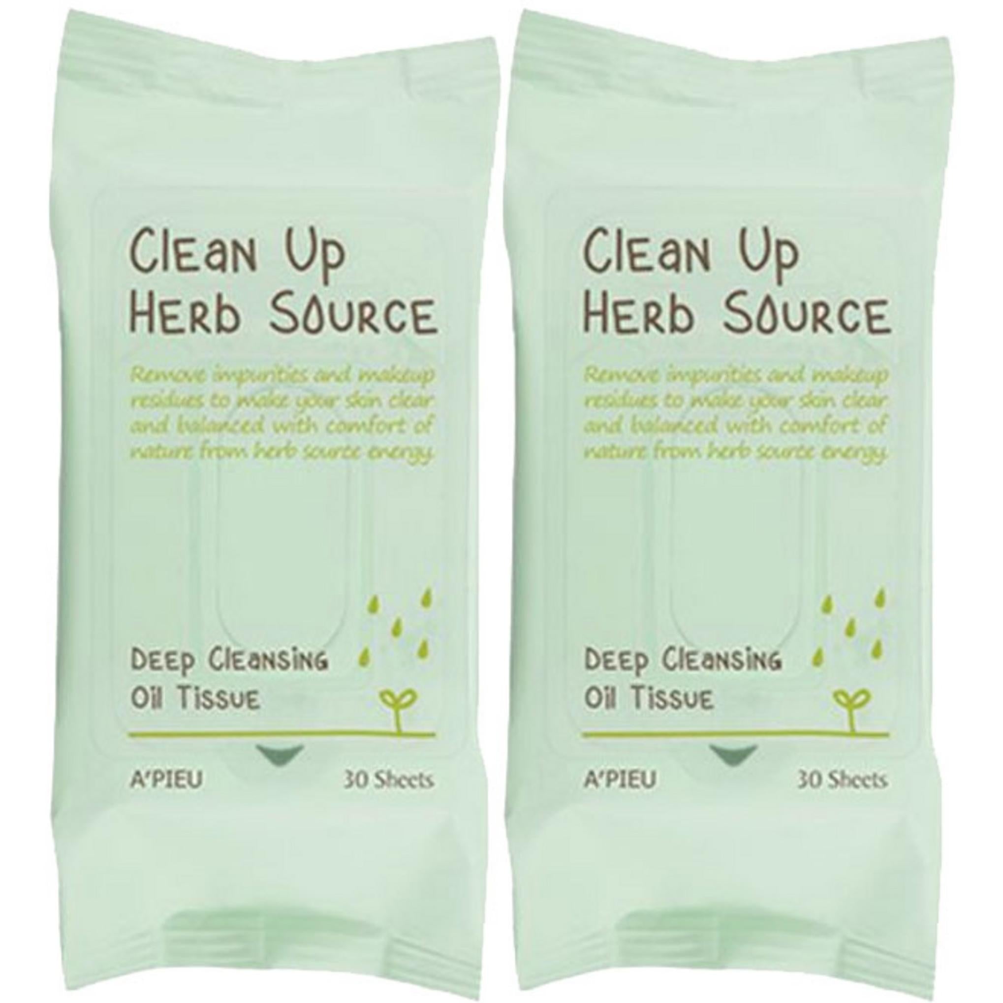 Tejido de aceite de limpieza profunda APIEU Clean Up Herbal Source