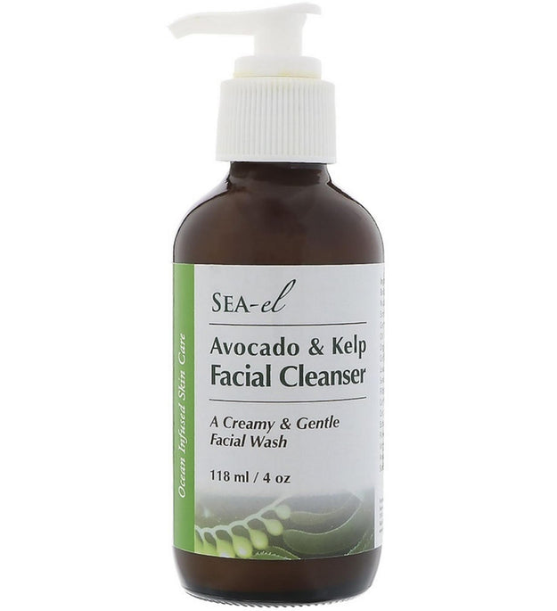 Limpiador facial cremoso suave Sea-El Avocado & Kelp