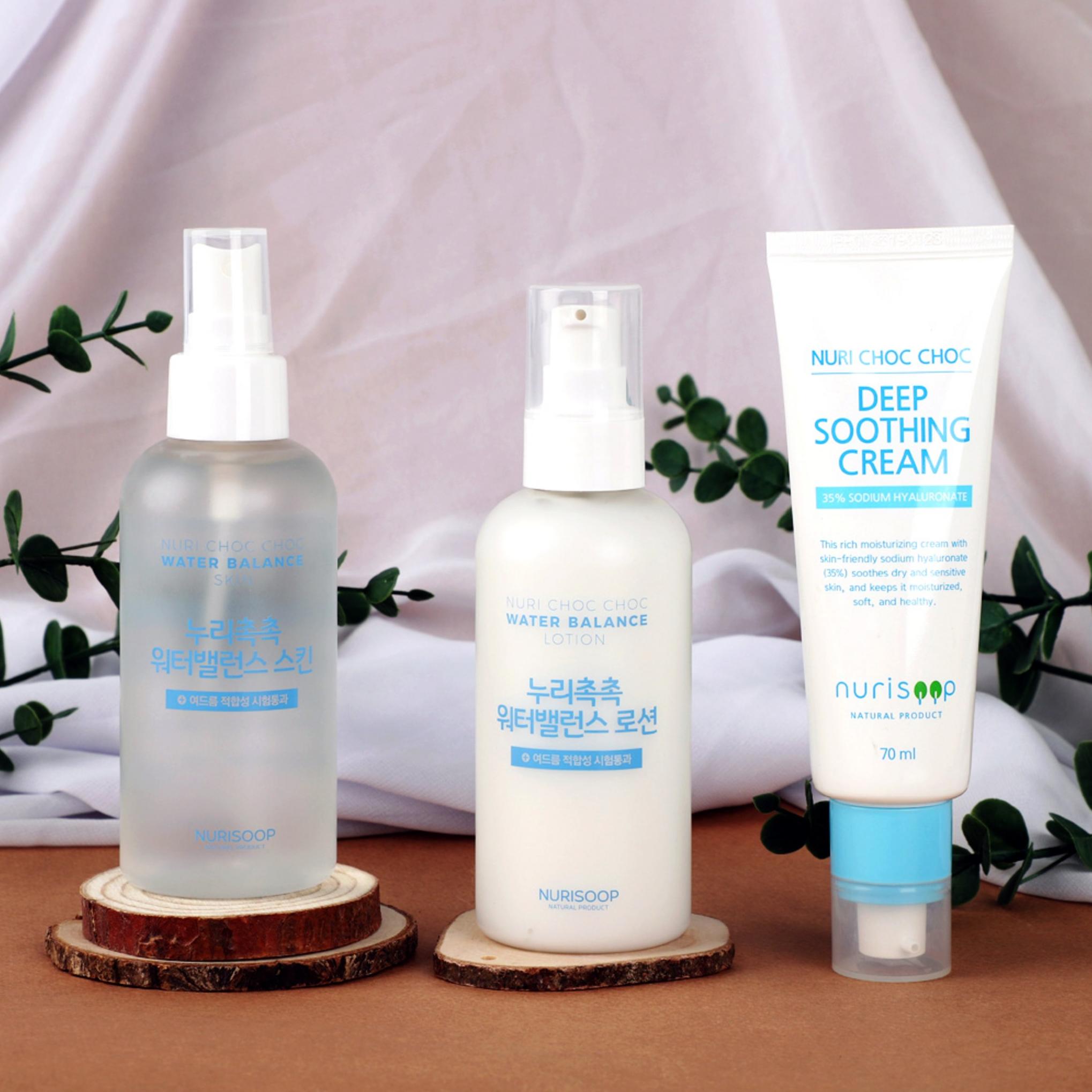 ヌリサップ ヌリモイストチョック ウォーターバランス化粧水クリームセット