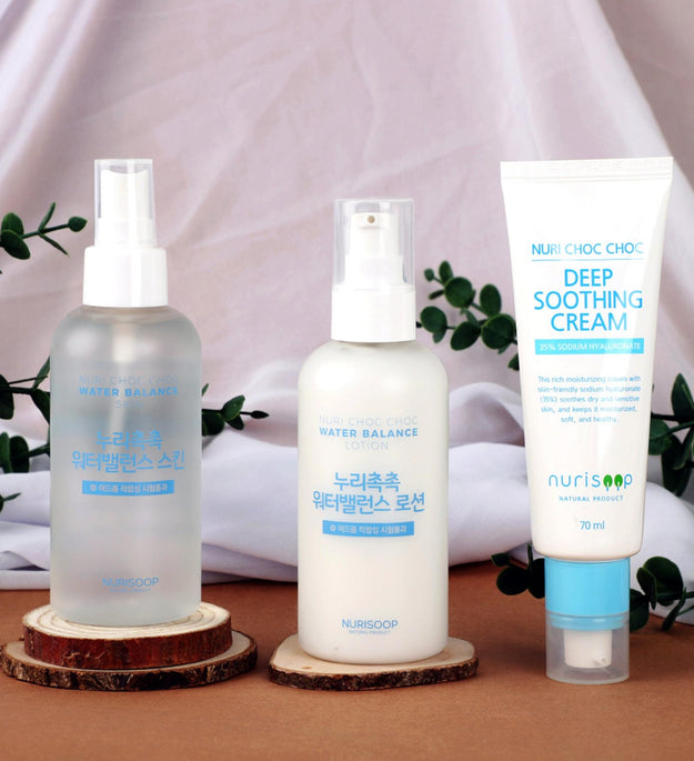 Nurisup Nuri Moist Chok Water Balance Skin Lotion Cream Set