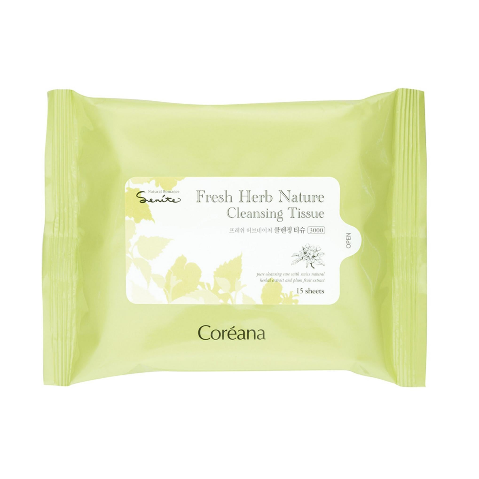 コリアナ セナイト フレッシュハーブ クレンジングティッシュ