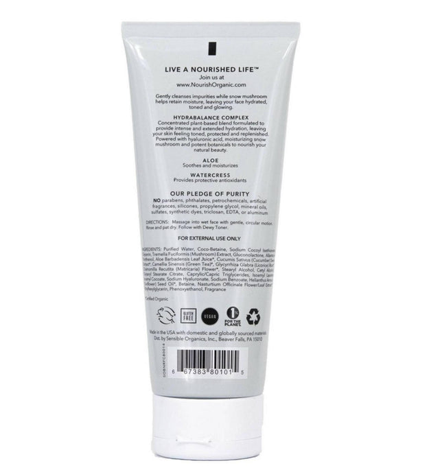Crema limpiadora iluminadora orgánica Nourish
