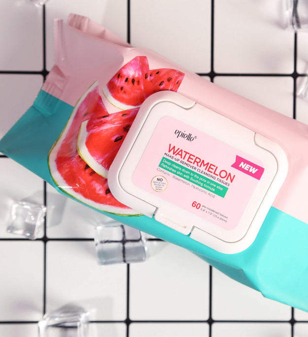 Epielle Watermelon Makeup Remover Cleansing Tissue Cap Type