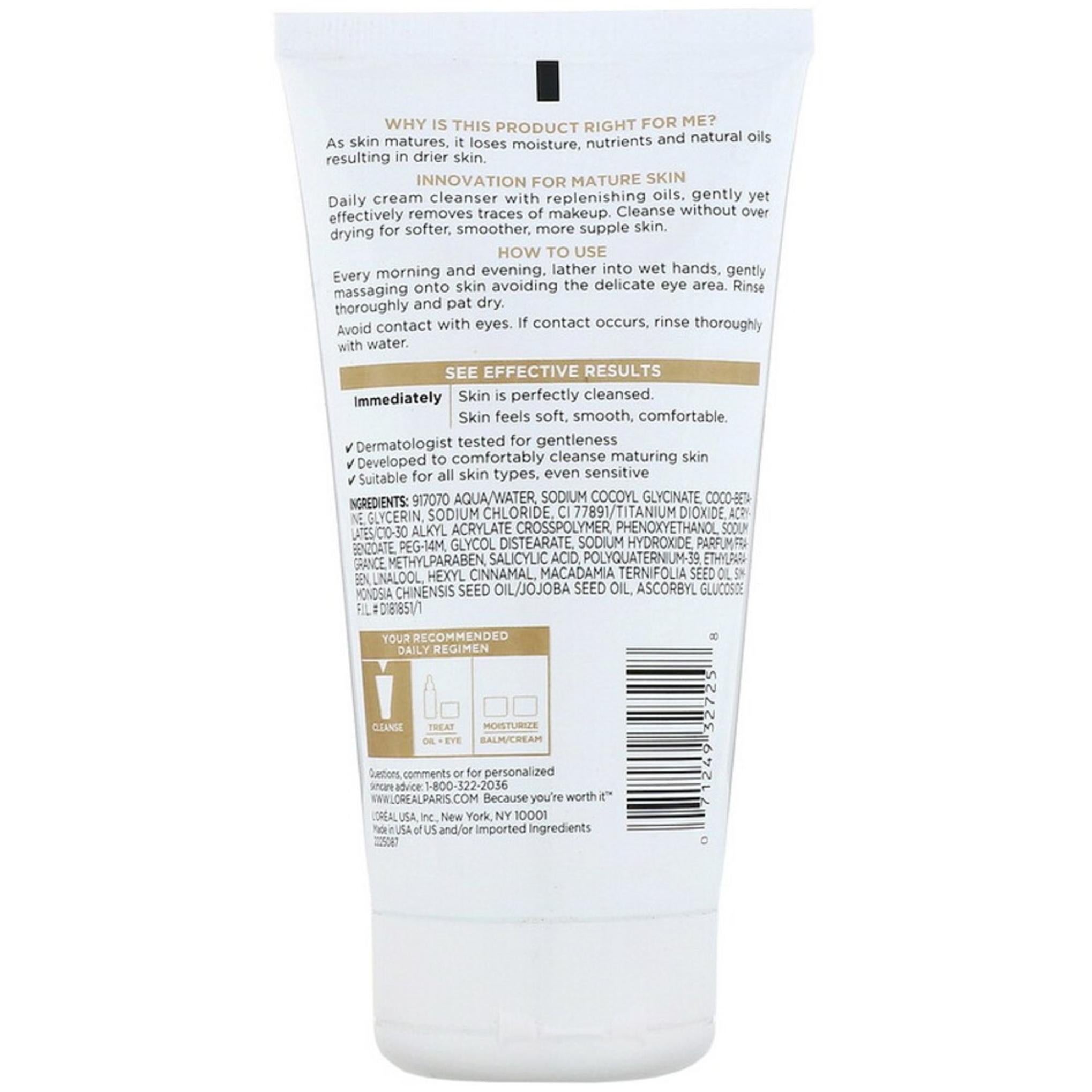 L'Oreal Paris Age Perfect Crema Limpiadora Suave Diaria