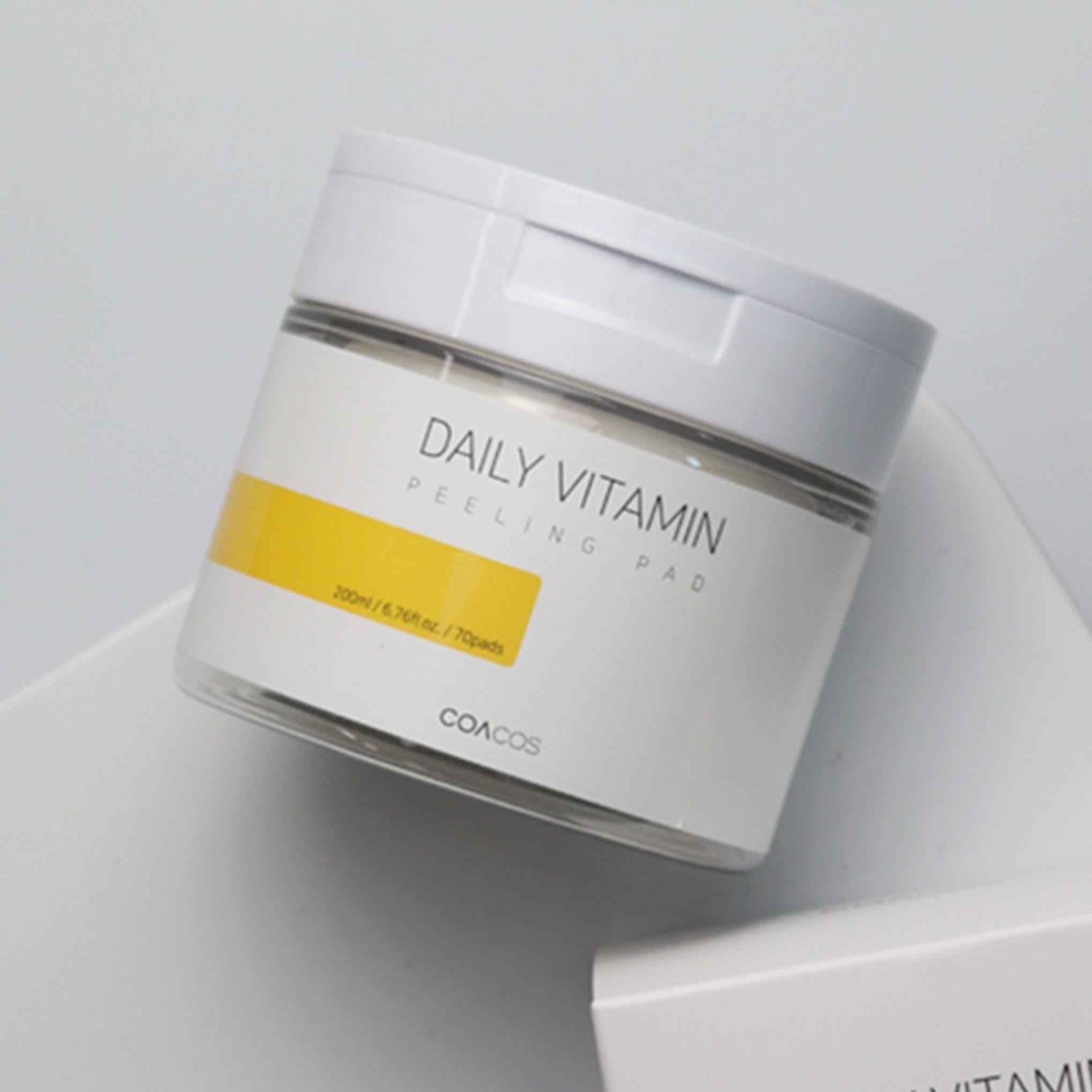 Tampon exfoliant vitaminé quotidien Coacos 70p