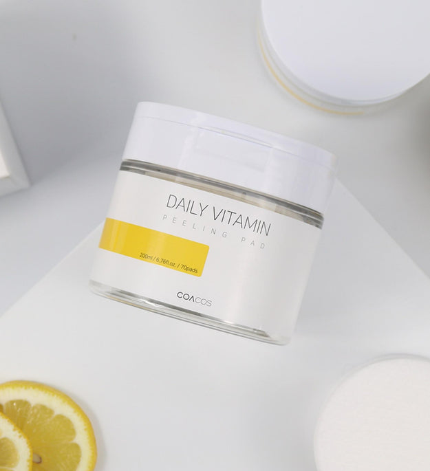 Tampon exfoliant vitaminé quotidien Coacos 70p