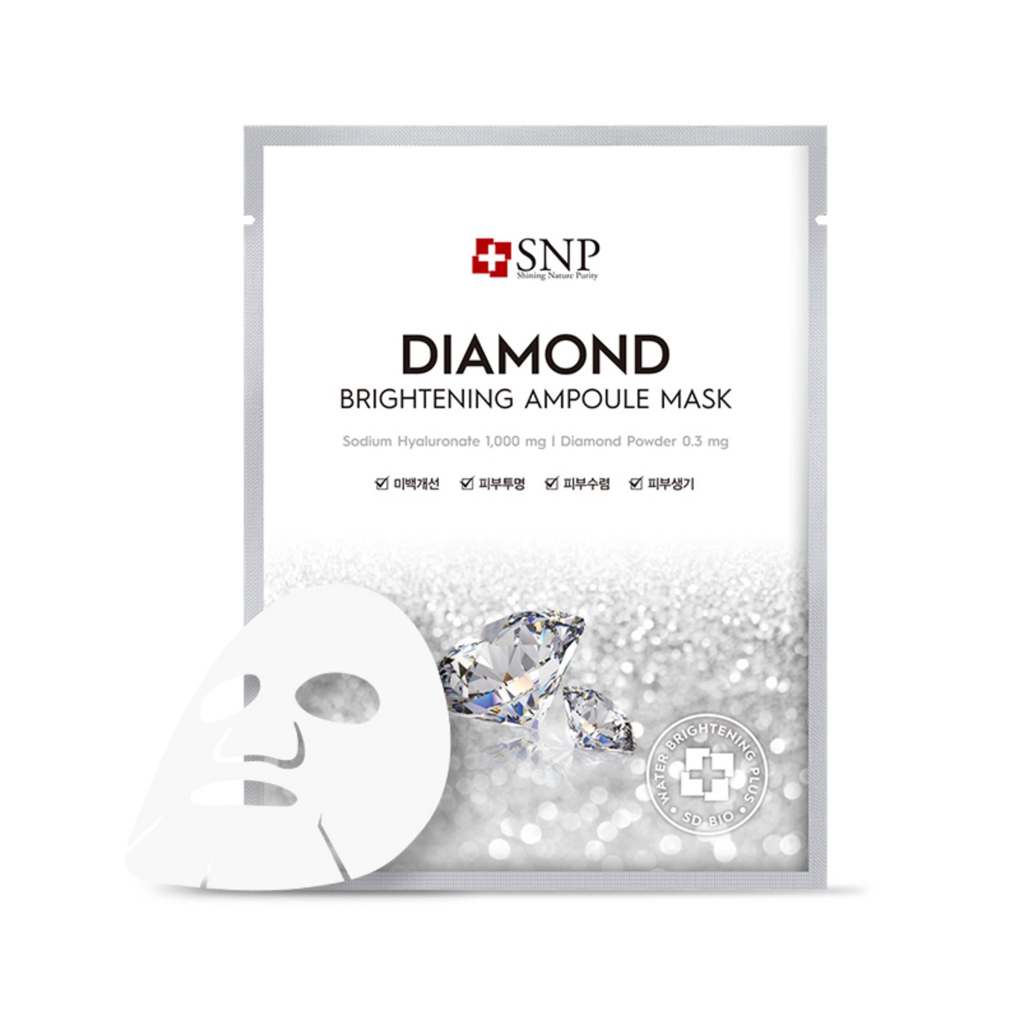 Mascarilla ampolla iluminadora con diamantes de S&P